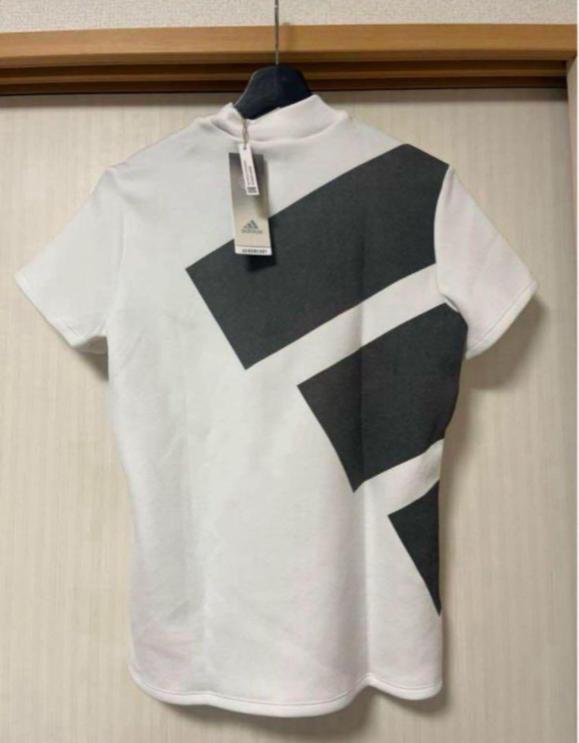 新品 アディダス adidas ゴルフ モックネック ホワイト L - メルカリ