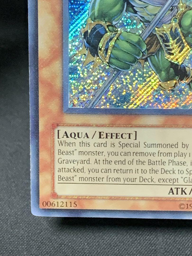 遊戯王　剣闘獣　レティアリィ　シークレット　英語　英語版