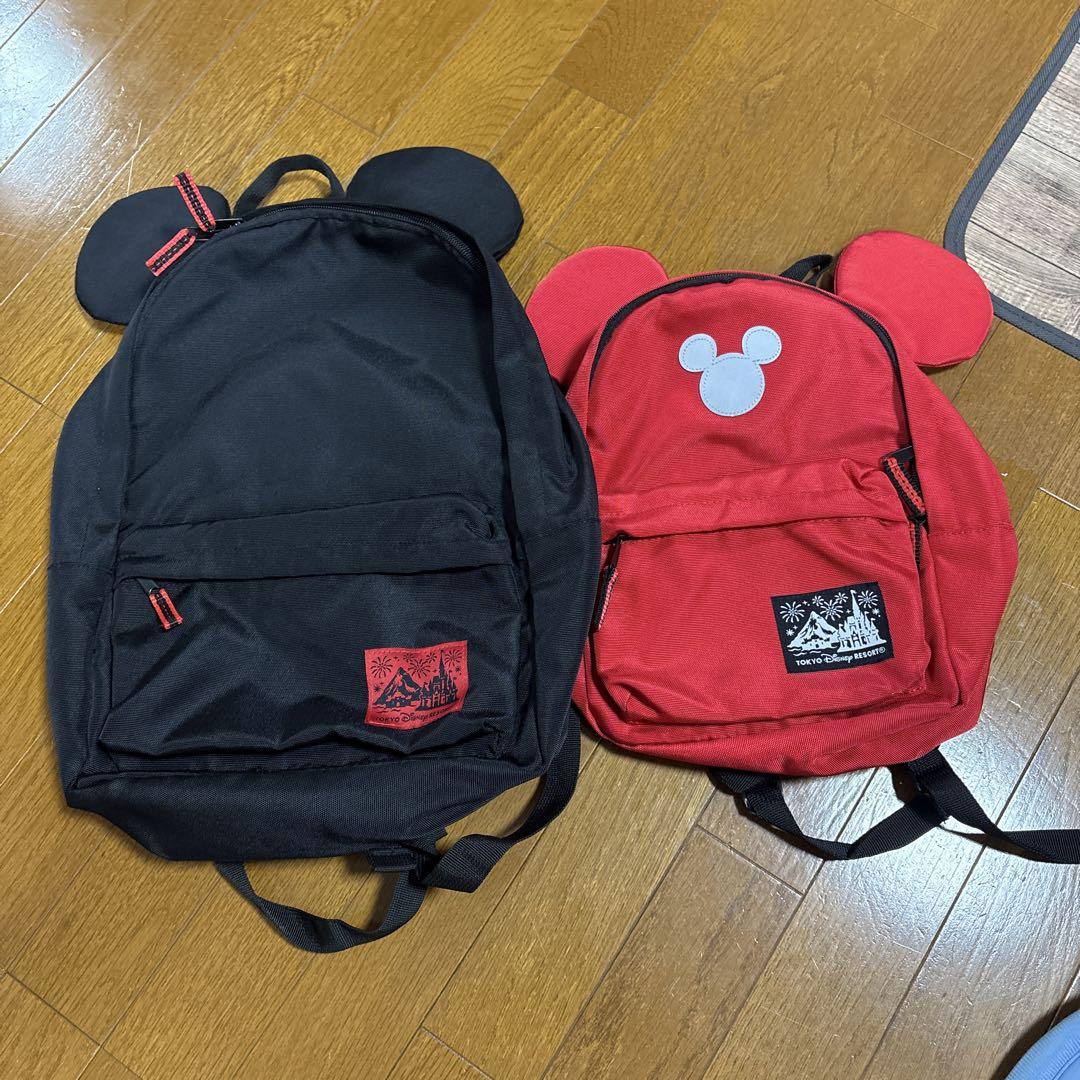 ソーサラーミッキーのリュック 東京ディズニーリゾート 東京ディズニーリゾート ミッキー リュック 大人用 子供用 2点