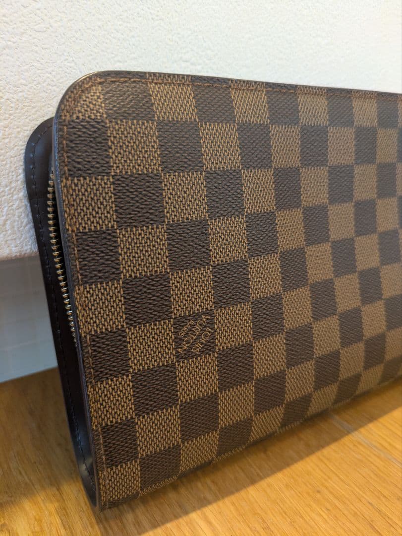 クラッチバッグ　N51993　ルイヴィトン ダミエ エベヌ サンルイ