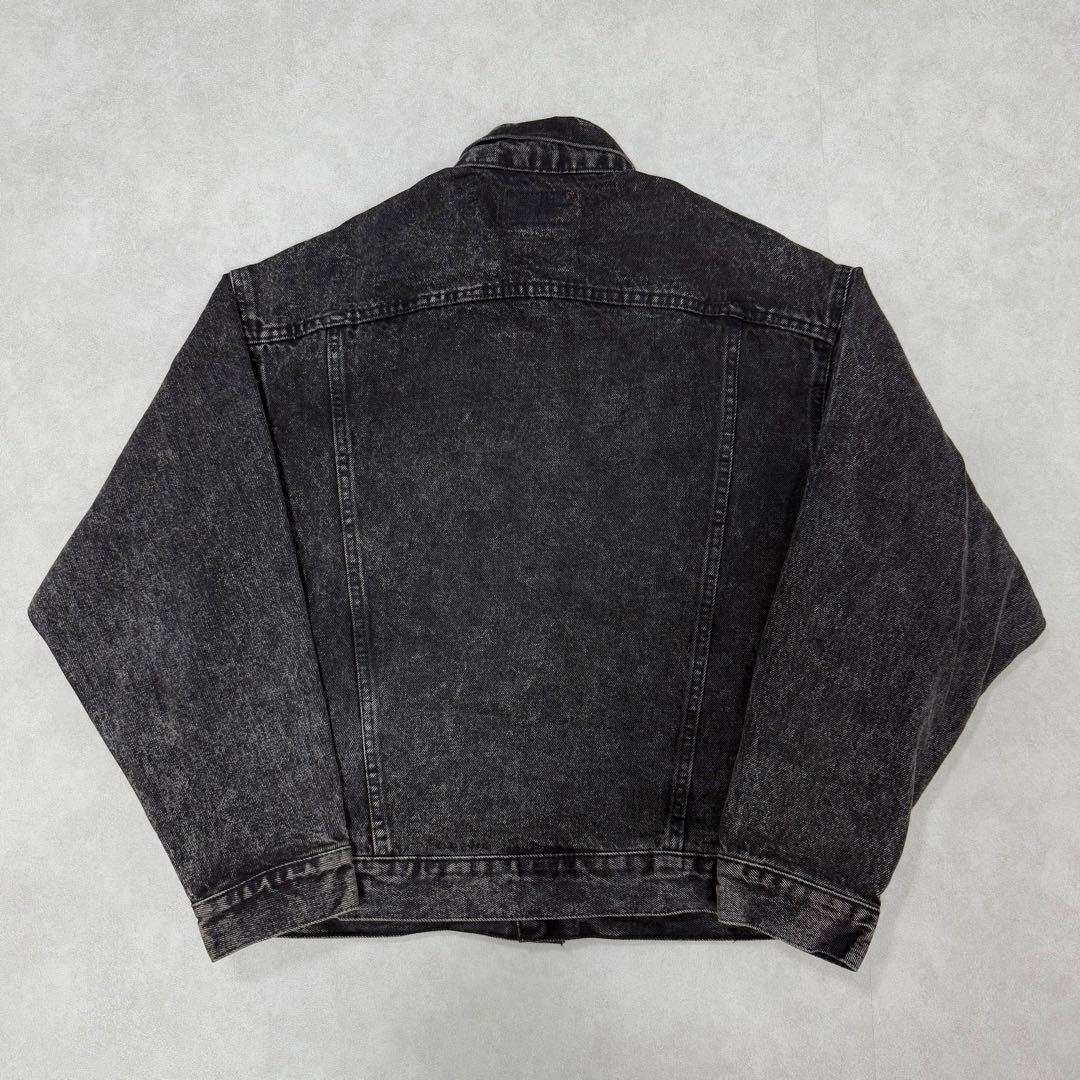 古着 90s リーバイス AUTHENTIC ブラック 黒 デニムジャケット① Levi's - 90s Levis ブラック デニムジャケット 古着 リーバイス