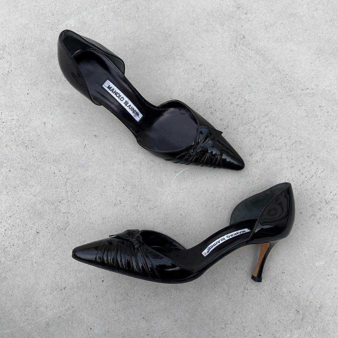 【MANOLO BLAHNIK】キアラン ポインテッドトゥパンプス DRAWER MANOLO BLAHNIK マノロブラニク 23SS DRAWER別注 ポイン