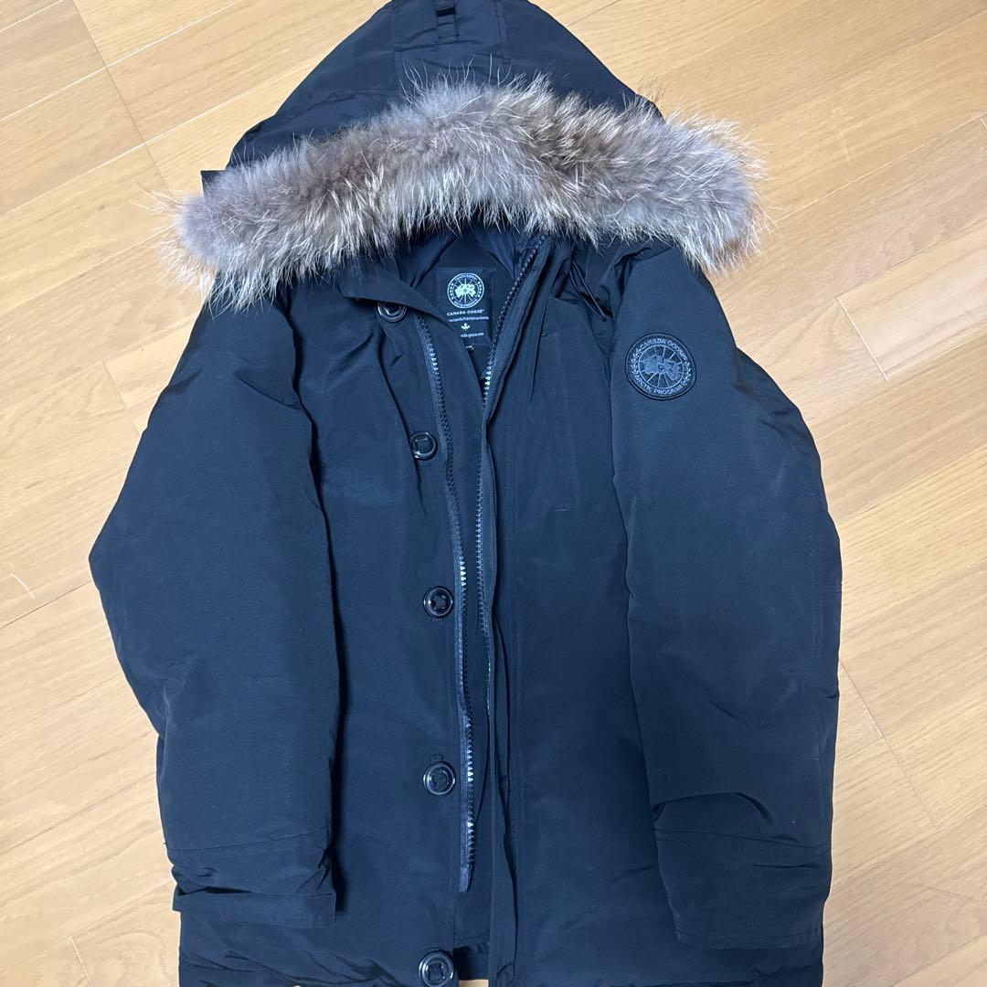 激レア　極美品黒ワッペン  　 ダウンジャケット 激レア 極美品黒ワッペンCanada Goose ダウンジャケット - メルカリ