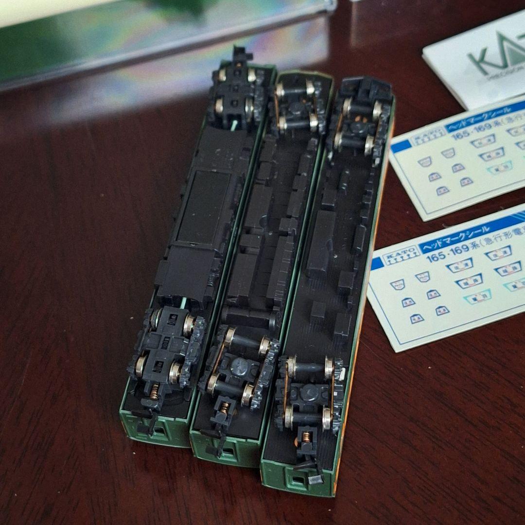 【未使用車】KATO カトー 165系低屋根 3両基本セット 10-332