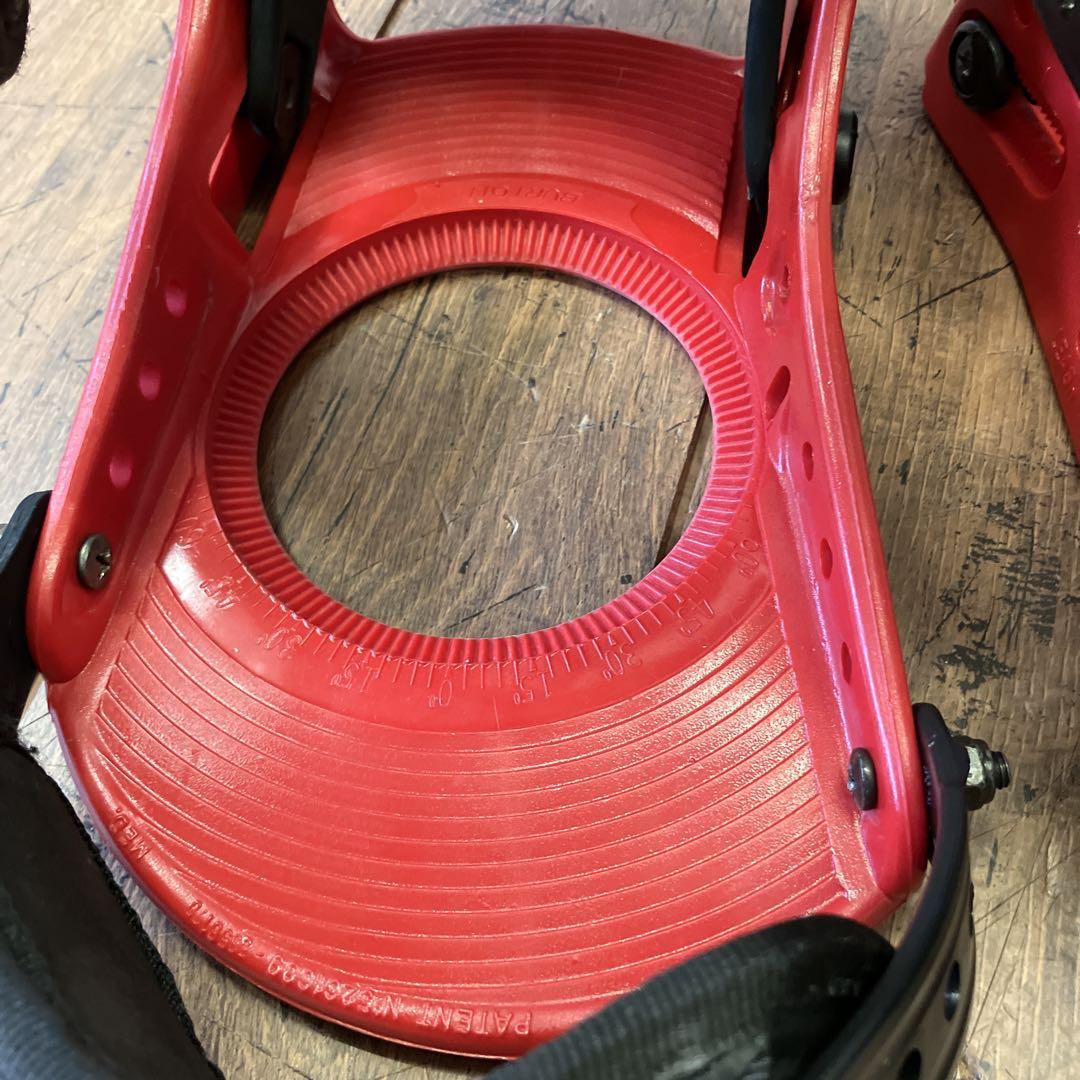 バートン BURTON バインティング スノーボード ビンディング 赤黒