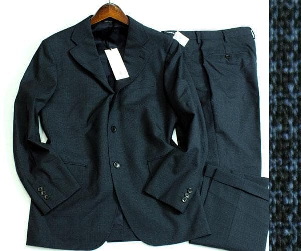 未使用タグ付 J.PRESS マイクロチェック段返り3Bシングルスーツ A5