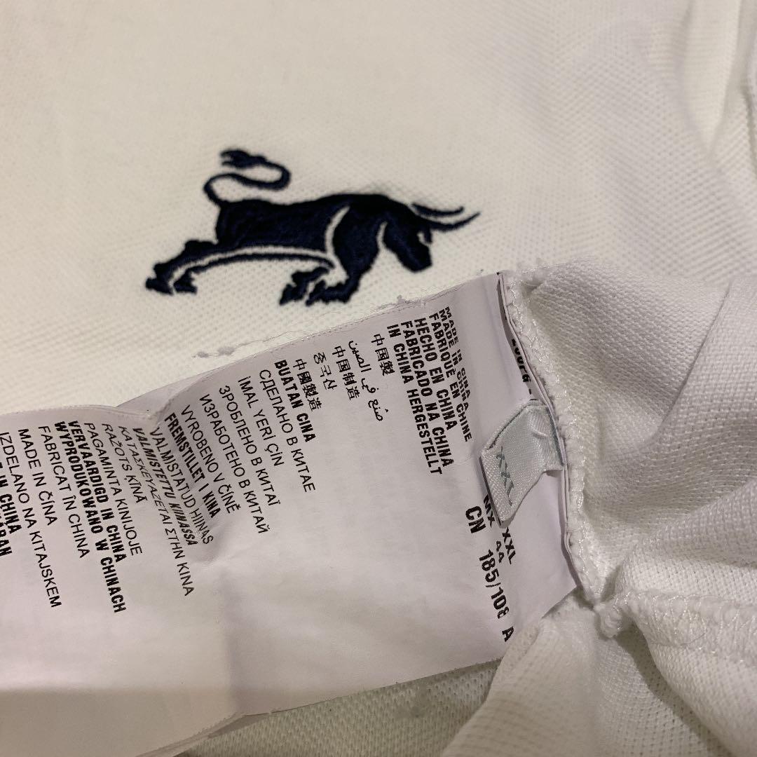 プラダ 正規品 メンズ ポロシャツ XXL XL イタリア シャツ トップス 白