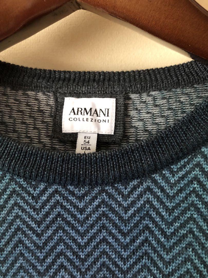 ARMANI COLLEZIONI  54 ラナヴァージンウール100%羊毛混