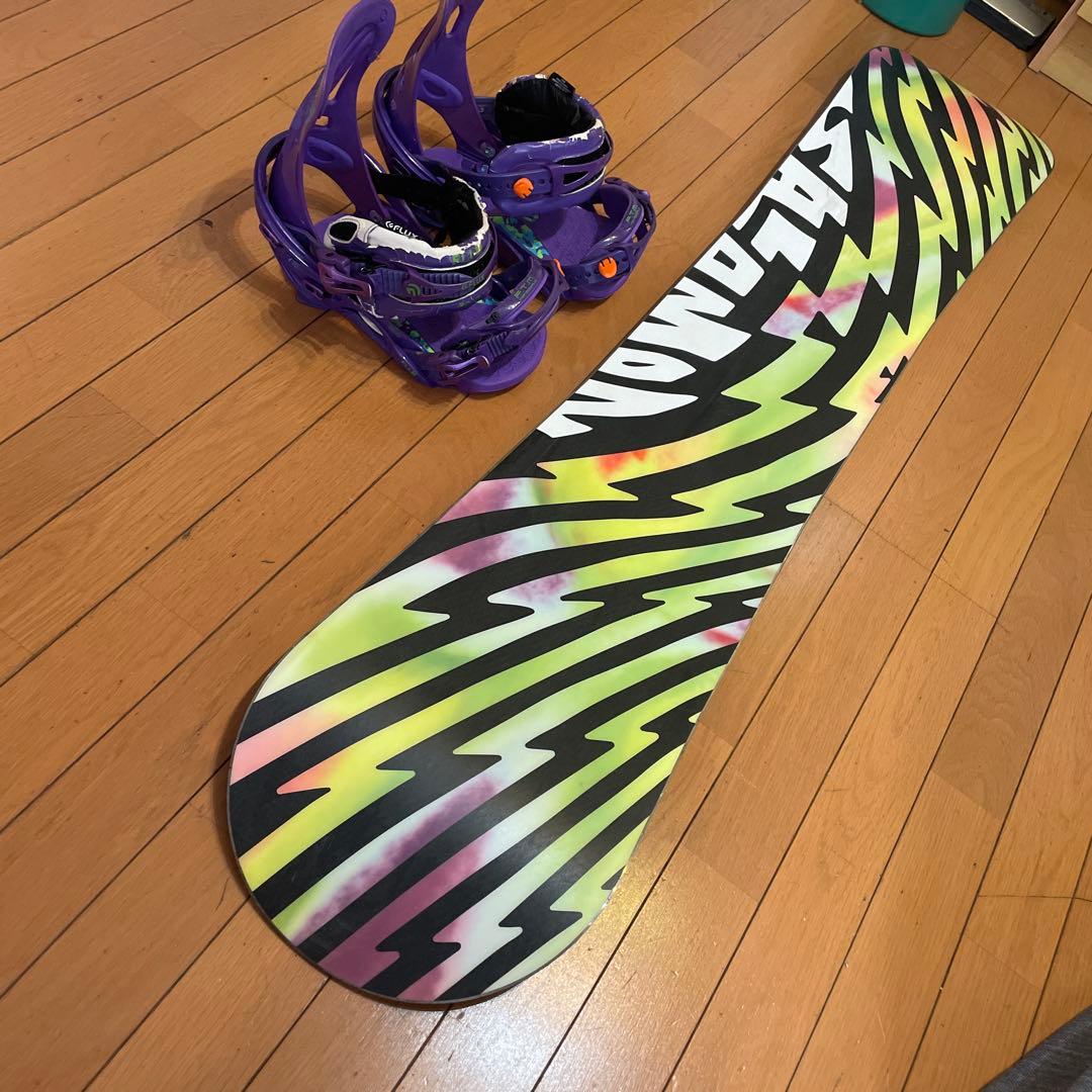 スノーボード セット サロモン オフィシャル 148 flux バインディング