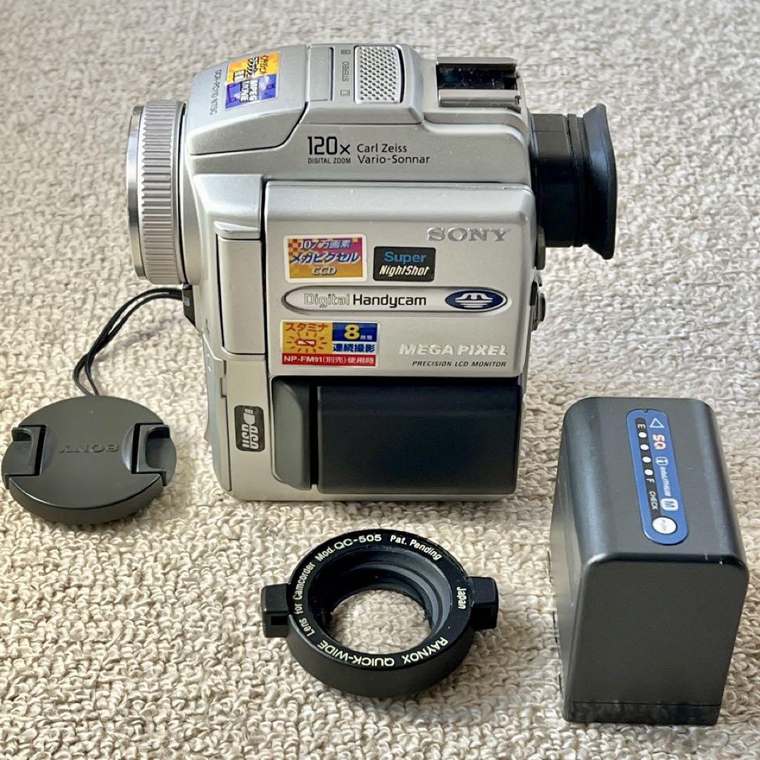【動作OK】ナイトショットok SONY　Handycam　DCR-PC110 Sony Handycam DCR-PC110 Mini DV Hybrid Camcorder Nightshot