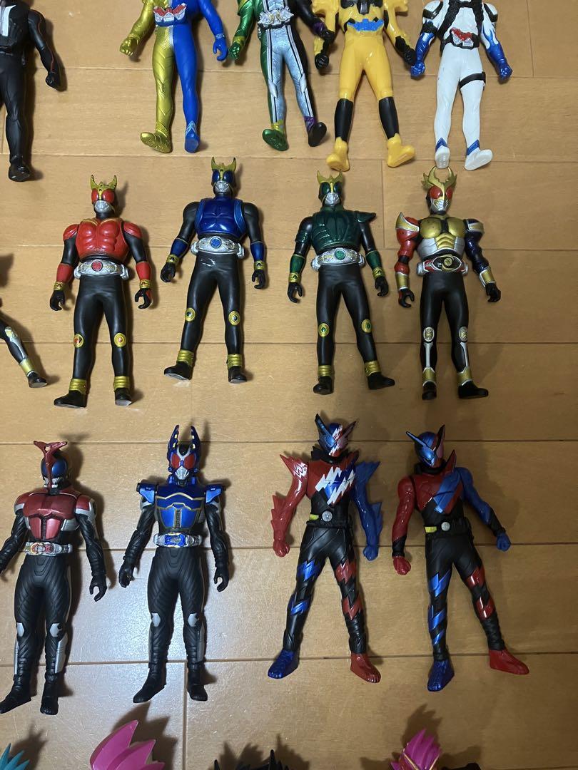 仮面ライダー ソフビ 大量 まとめ フュギュア 84個