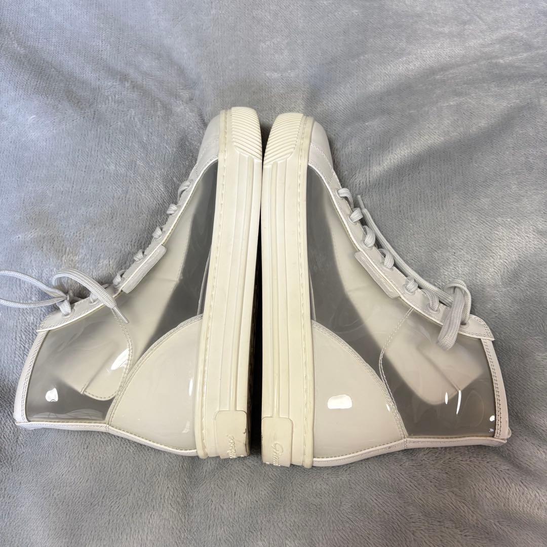 美品 ジャンヴィトロッシ ハイカット スニーカー ホワイト 美品 ジャンヴィトロッシ ハイカット スニーカー ホワイト