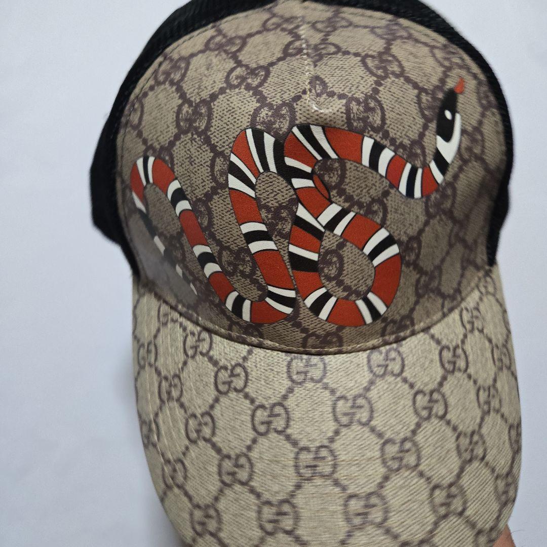 GUCCIキャップ スネーク