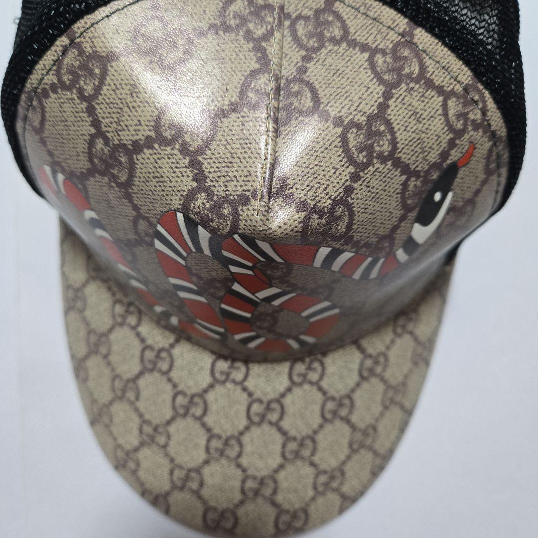 【一部予約販売】 キャップ スネークデザイン GUCCI 58cm メルカリ - ～62cm 帽子