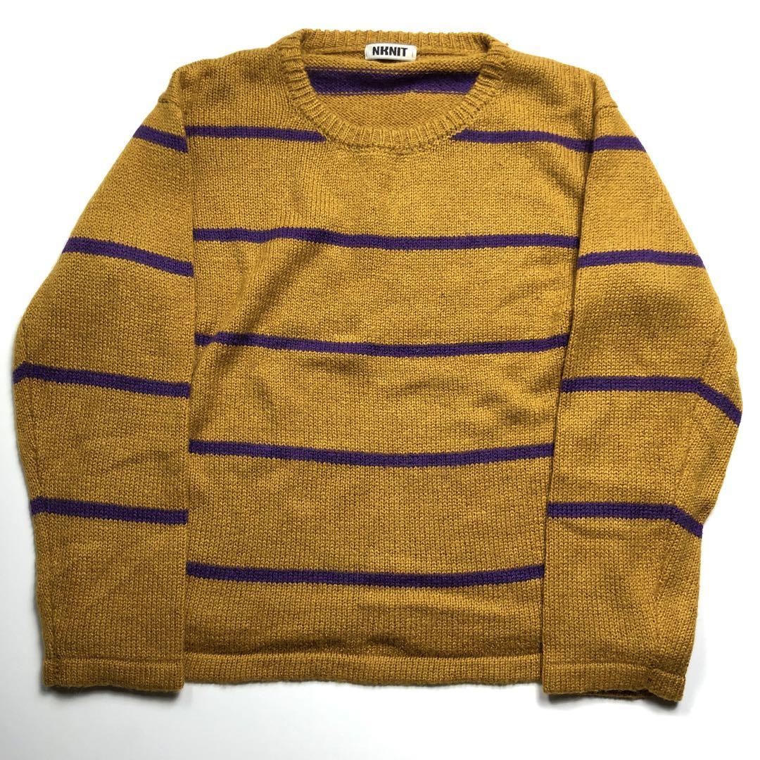 ☆ NKNIT ボーダー　セーター　NKNIT21AW-12