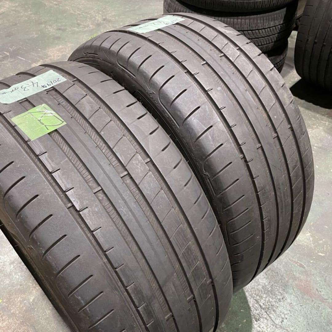 255/40R18 グッドイヤー イーグルF1 2019年製 中古2本 7割溝