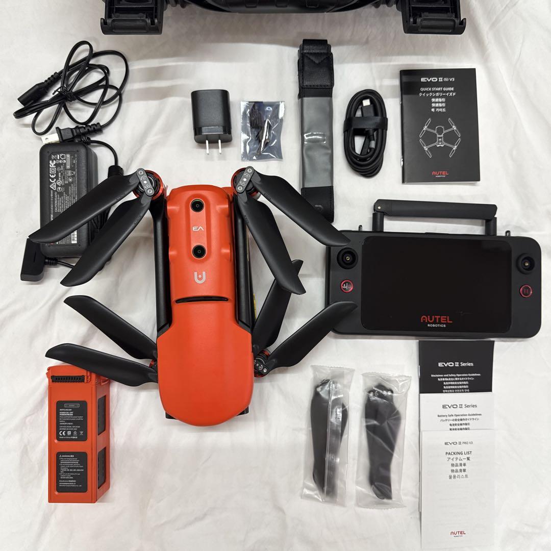 AUTEL EVO Ⅱ Pro V3無傷ドローンセット 送信機付き