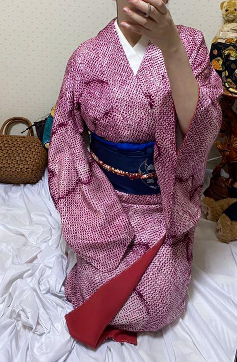 逸品 SALE PEDr8-m85246272403 美しい総絞り小紋 好評限定品