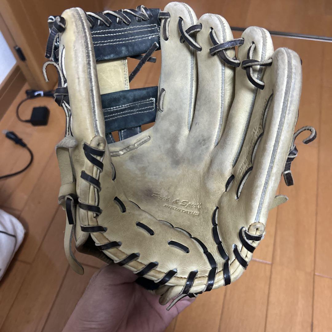 ZETT PROSTATUS ベージュ 軟式用グローブ