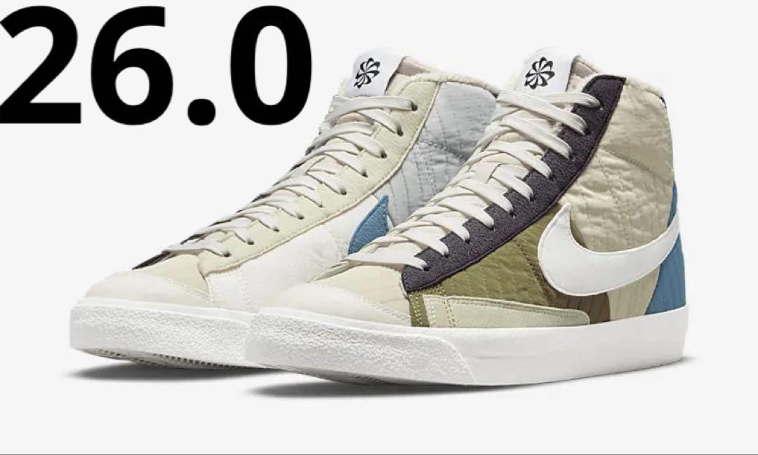 新品 26.0 NIKE BLAZER MID 77 LX NN ナイキ
