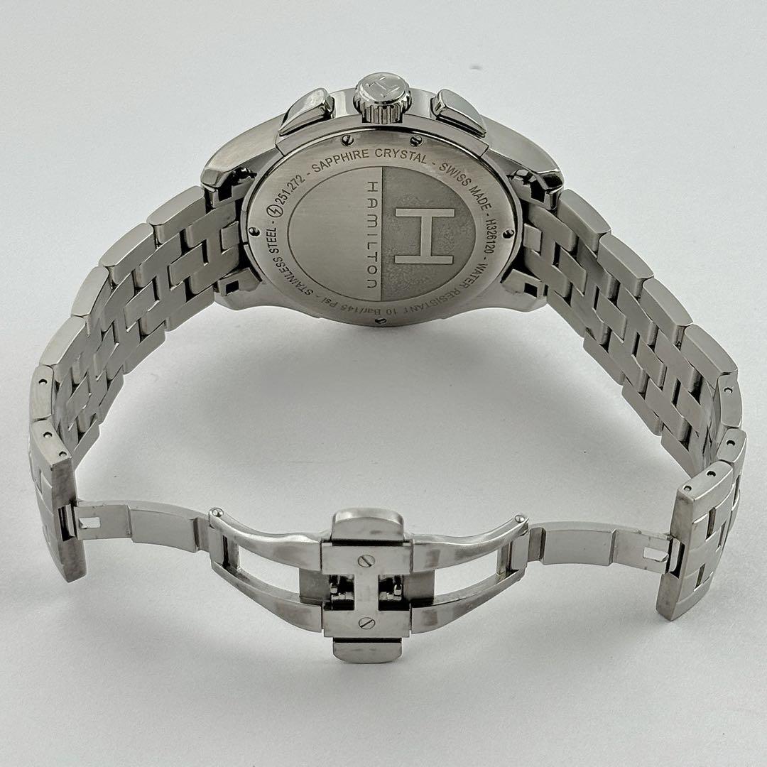 【新品電池】496 ハミルトン ジャズマスター メンズ クォーツ クロノグラフ 画像10