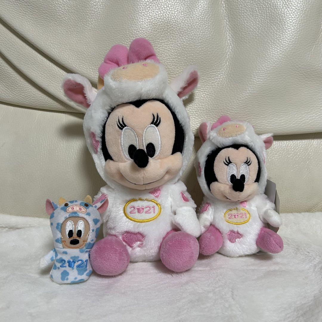 ディズニーランド　ミニーぬいぐるみバッジ ディズニーランド ミニーぬいぐるみバッジ