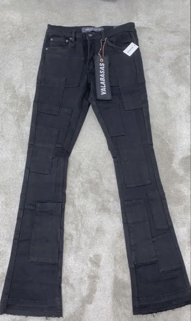 新品未使用】valabasa スタックフレアデニムブラック30 - メルカリ