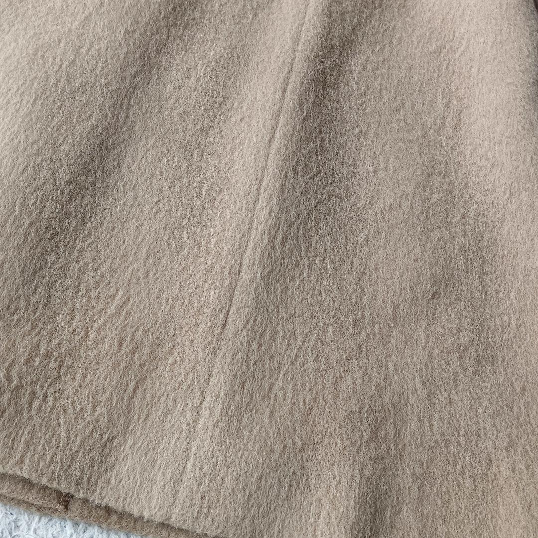 【トゥービーシック】ウールアルパカショートコート ファー ビジュー 40 【トゥービーシック】ウールアルパカショートコート ファー ビジュー 40