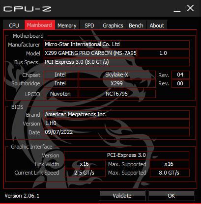 X299 マザーボード＋i9 7940x＋メモリ 32GB