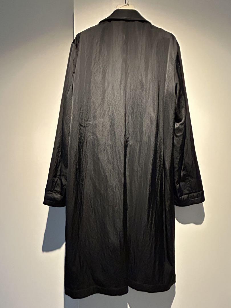 Jil sander + ネイビーウールダッフルコート フード付き ジル