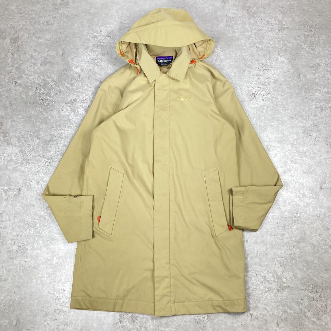 Patagonia パタゴニア　ステンカラー　レイン　コート　ベージュ　XS
