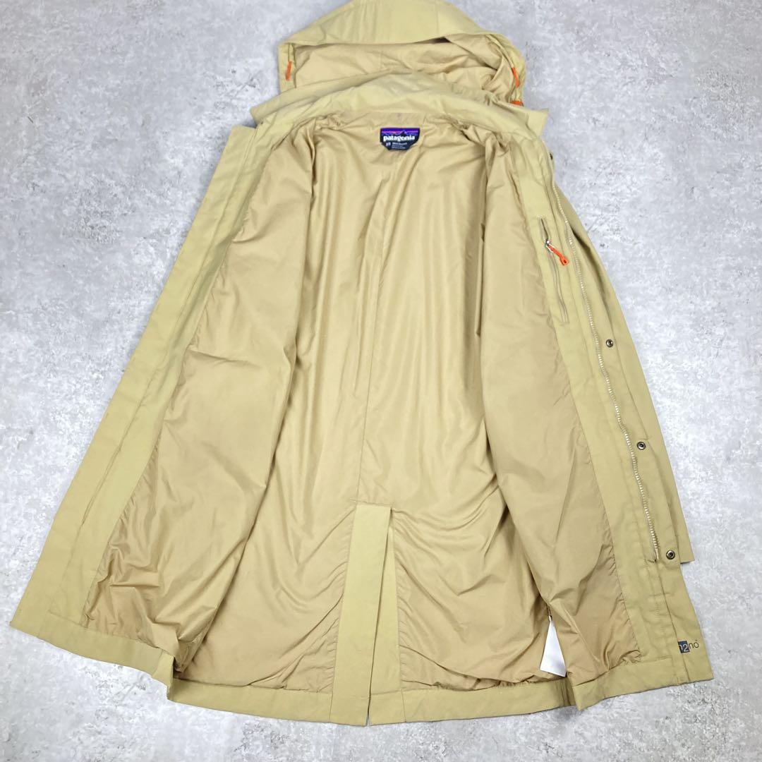 Patagonia パタゴニア　ステンカラー　レイン　コート　ベージュ　XS