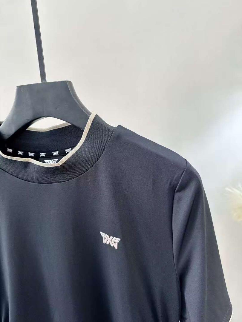 新品PXGゴルフウェアレディースシャツ　黒