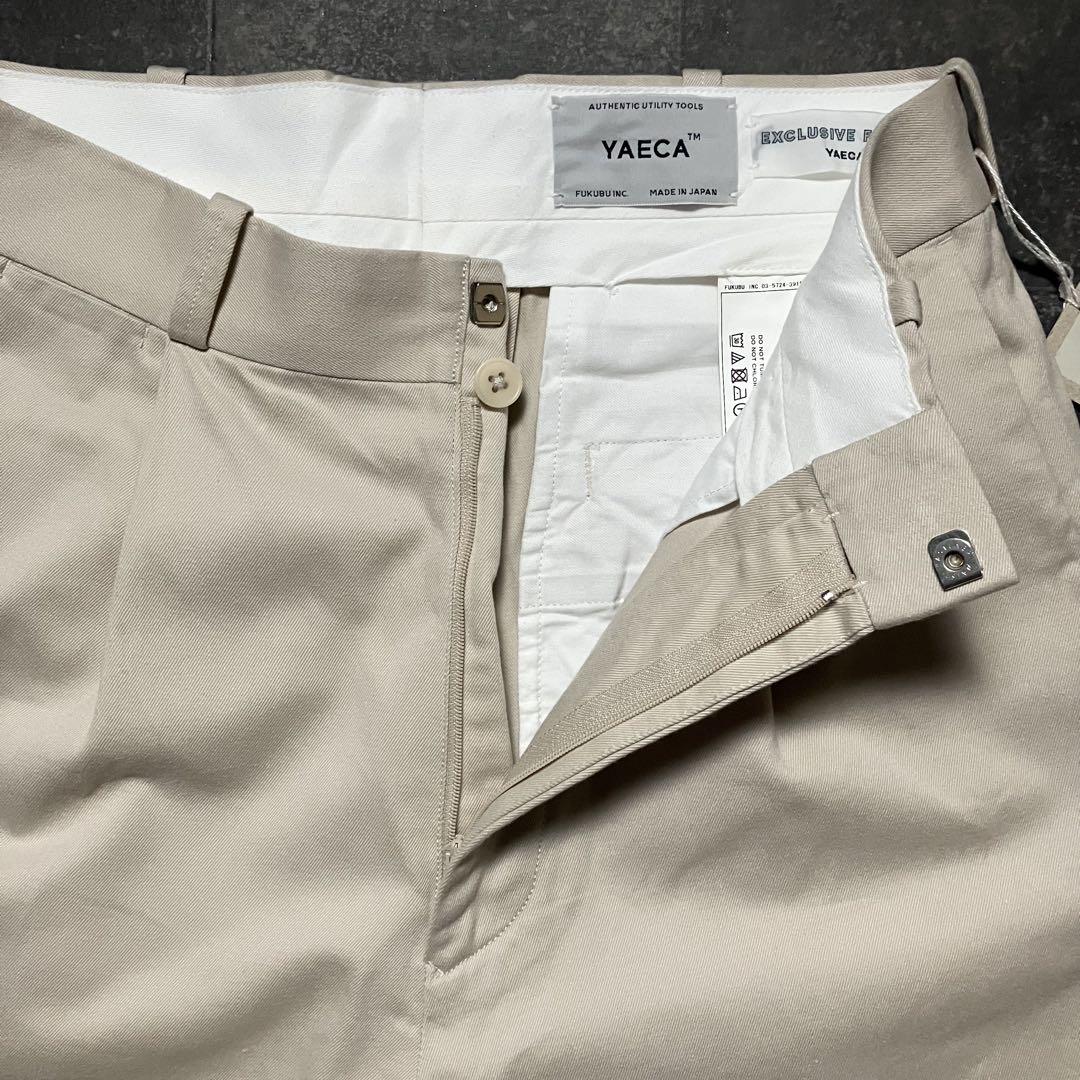【新品】 YAECA チノ タック テーパード パンツ　63604