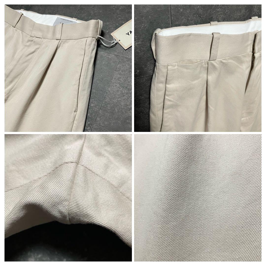 【新品】 YAECA チノ タック テーパード パンツ　63604