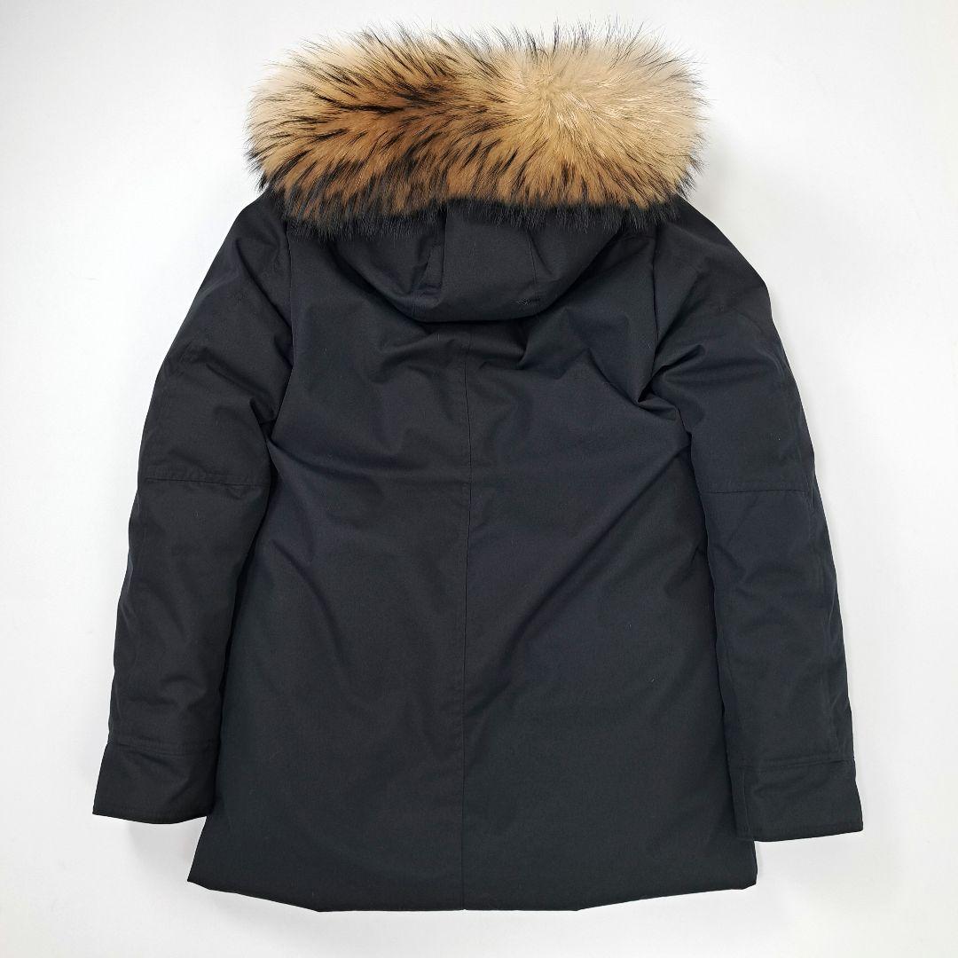 極美品★定価12万 ピレネックス ANNECY FUR ダウンジャケット 黒