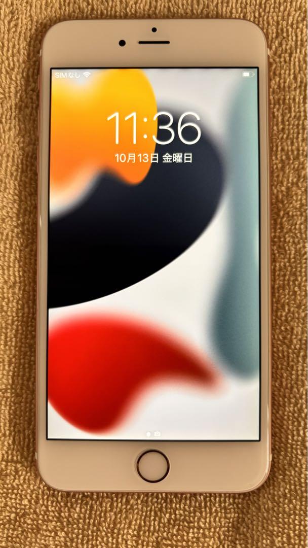 【美品】iPhone6s plus Rose 64GB simフリー ケース付き iPhone 6s Plus iPhone6S 64GB ローズゴールド SIMフリー 中古