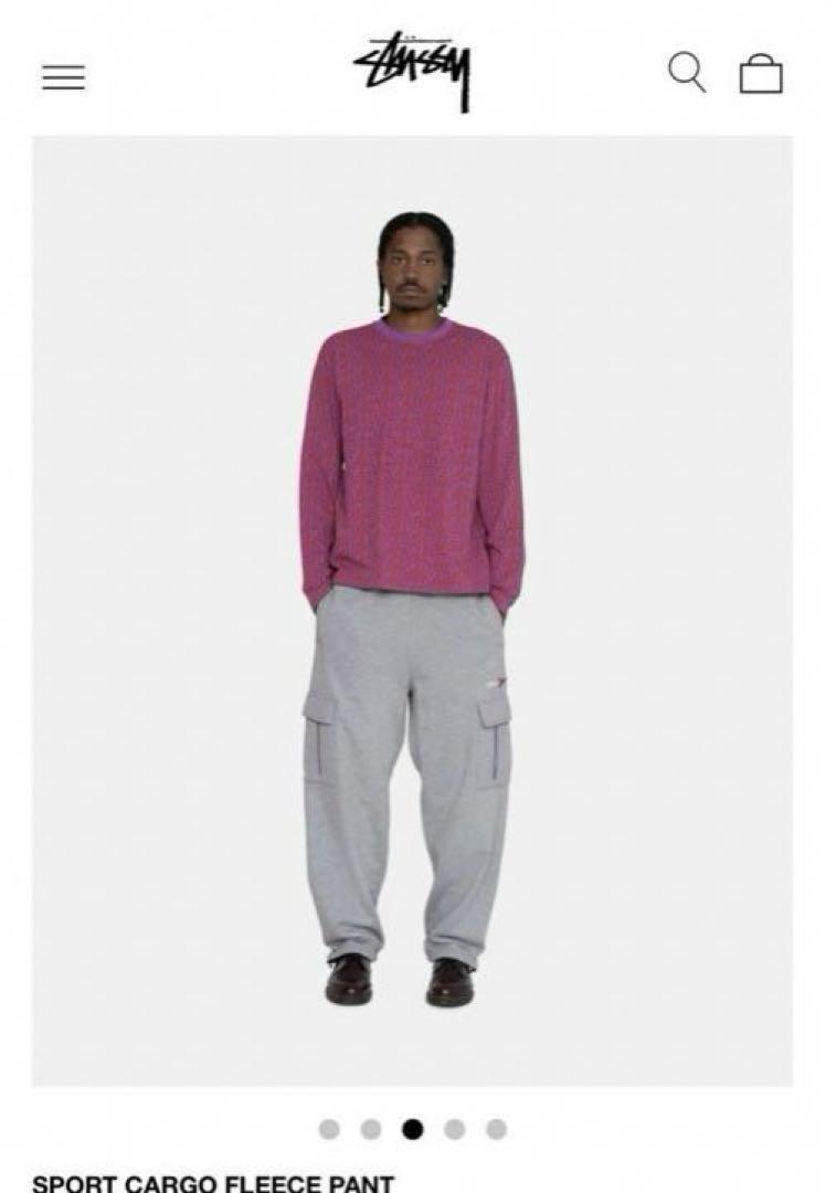 stussy sport cargo fleece pants スウェット未使用