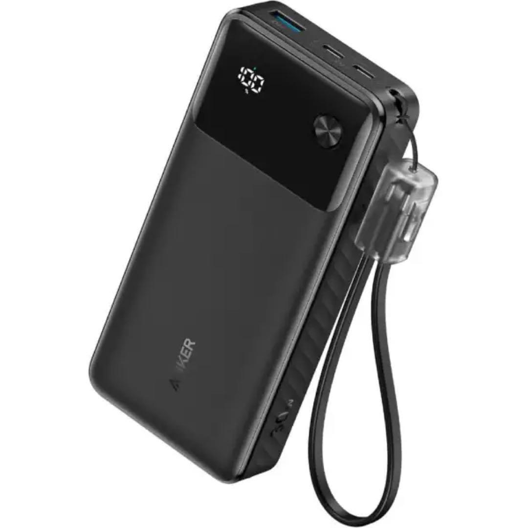 Anker Power Bank (20000mAh、30W) ブラック