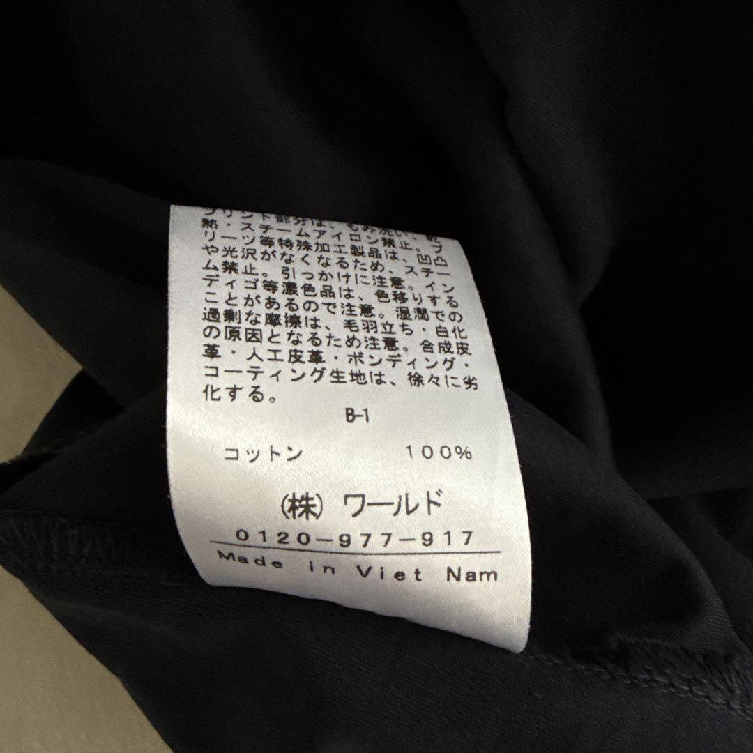 INDIVI インディヴィ コットン ネイビー カットソー 38