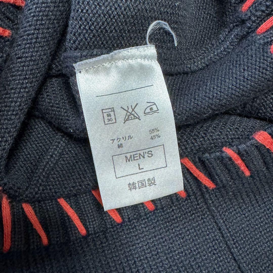 【在庫有】 激レア Jordan Nike ニット ベスト ネイティブ柄 刺繍ロゴ L トップス