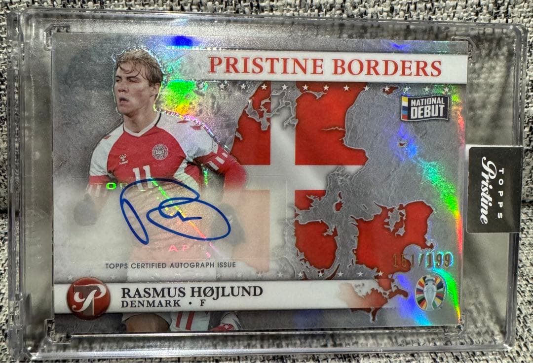 topps PRISTINE BORDERS ラスムスホイルンド直筆サインカード
