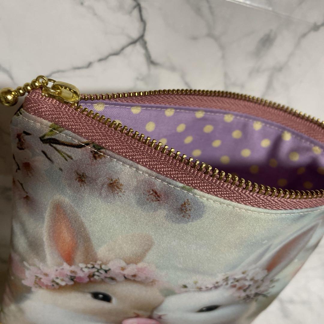 concerto♥フラットポーチオーダー品 スリーフォータイム Three Four Time ビーズ刺繍フラットポーチ