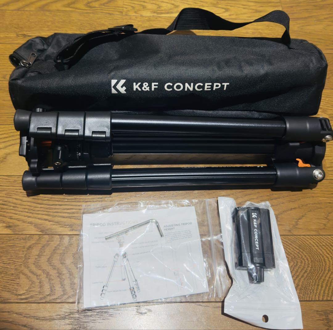 K&F CONCEPT 三脚 収納ケース付き