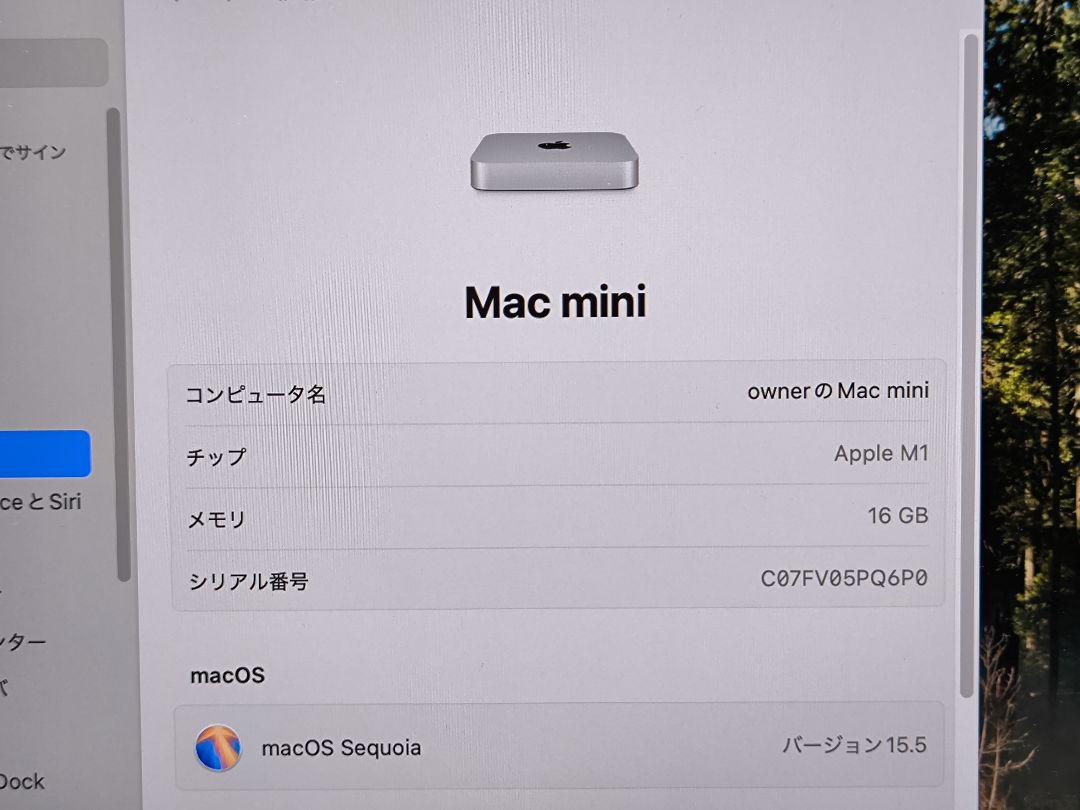 Apple - Apple M1 Mac mini メモリ16GB 1TB 2022年7月購入 Mac mini [整備済製品] 8コアCPUと8コアGPUを搭載したApple M1