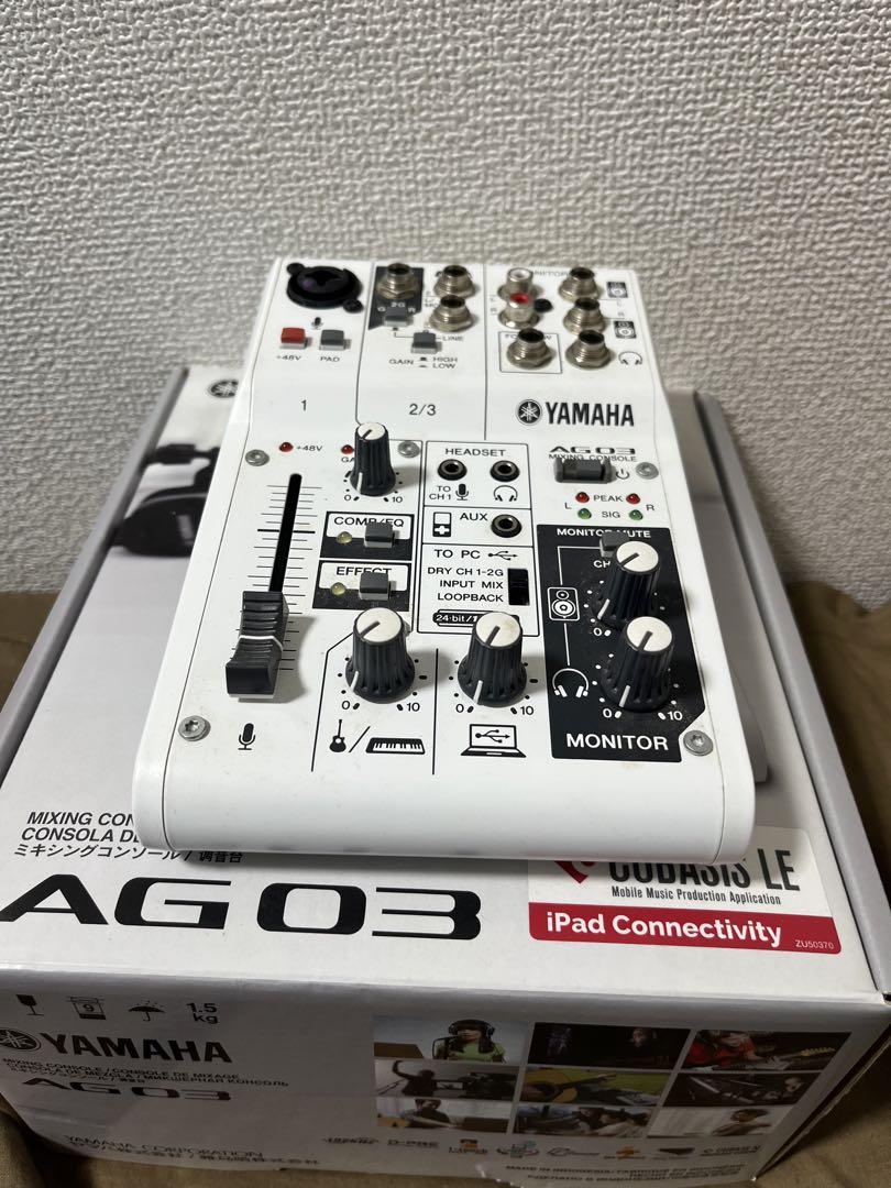 配信機器・PA機器・レコーディング機器 YAMAHA AG03 YAMAHA AG03 - 配信機器・PA機器・レコーディング機器送料 無料