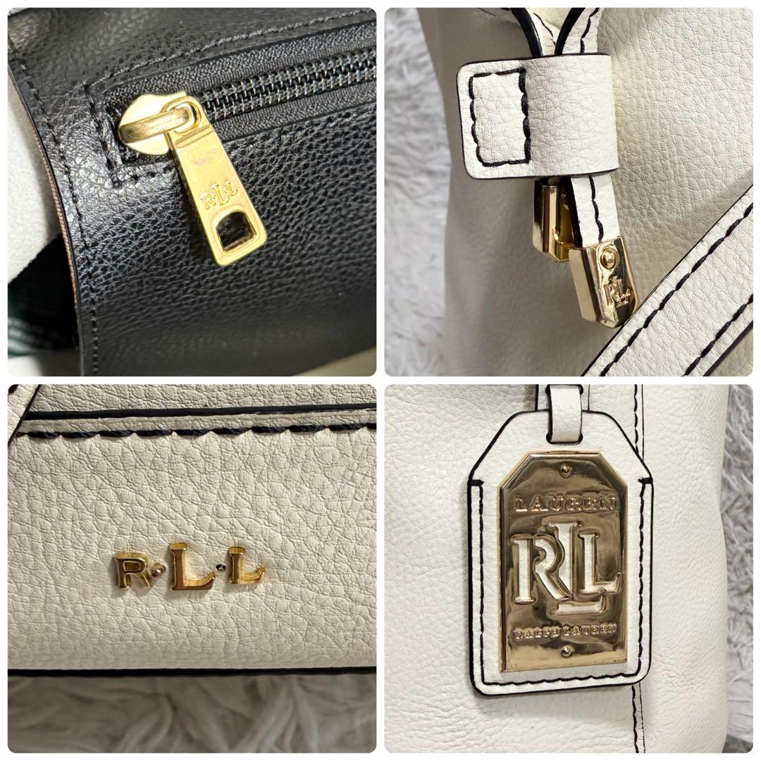 美品✨ローレンラルフローレン 2way レザー ショルダーバッグ