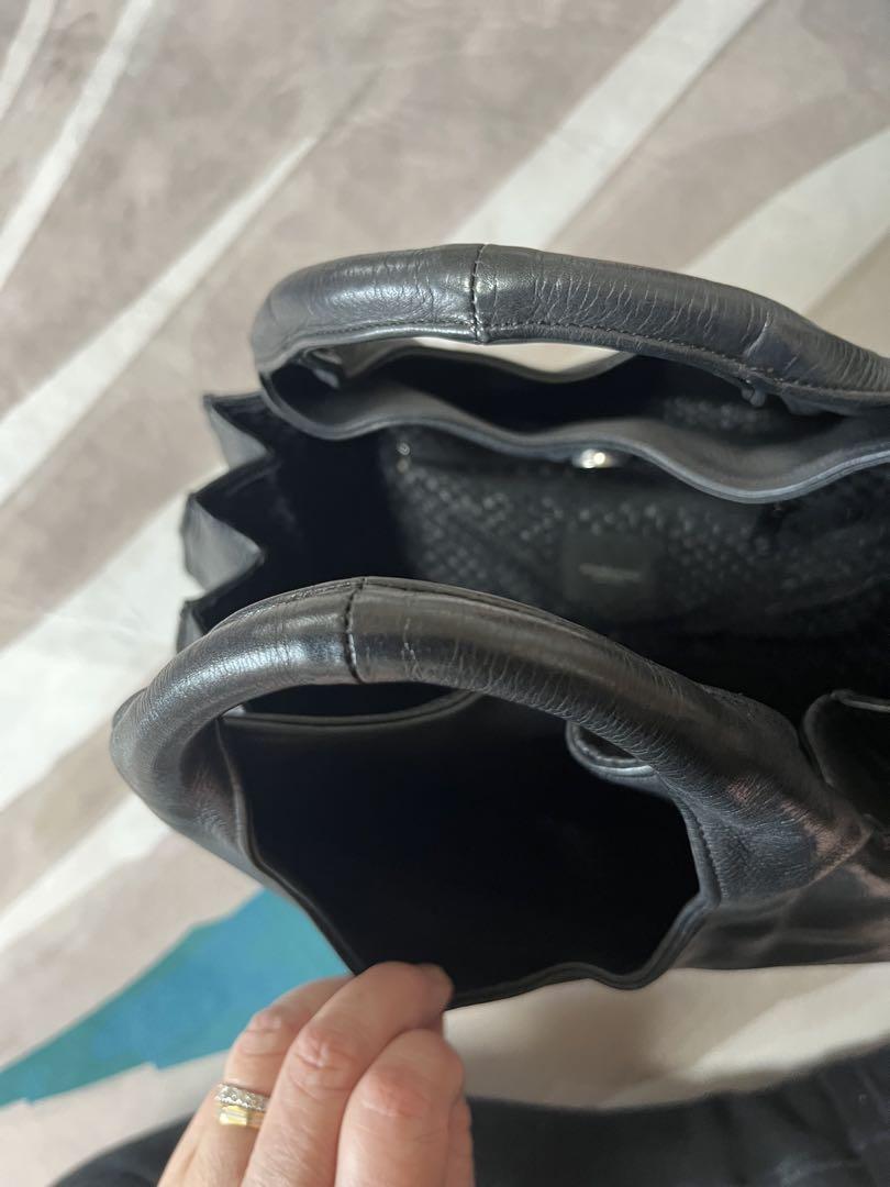 michiamo 本革トートバッグ 黒