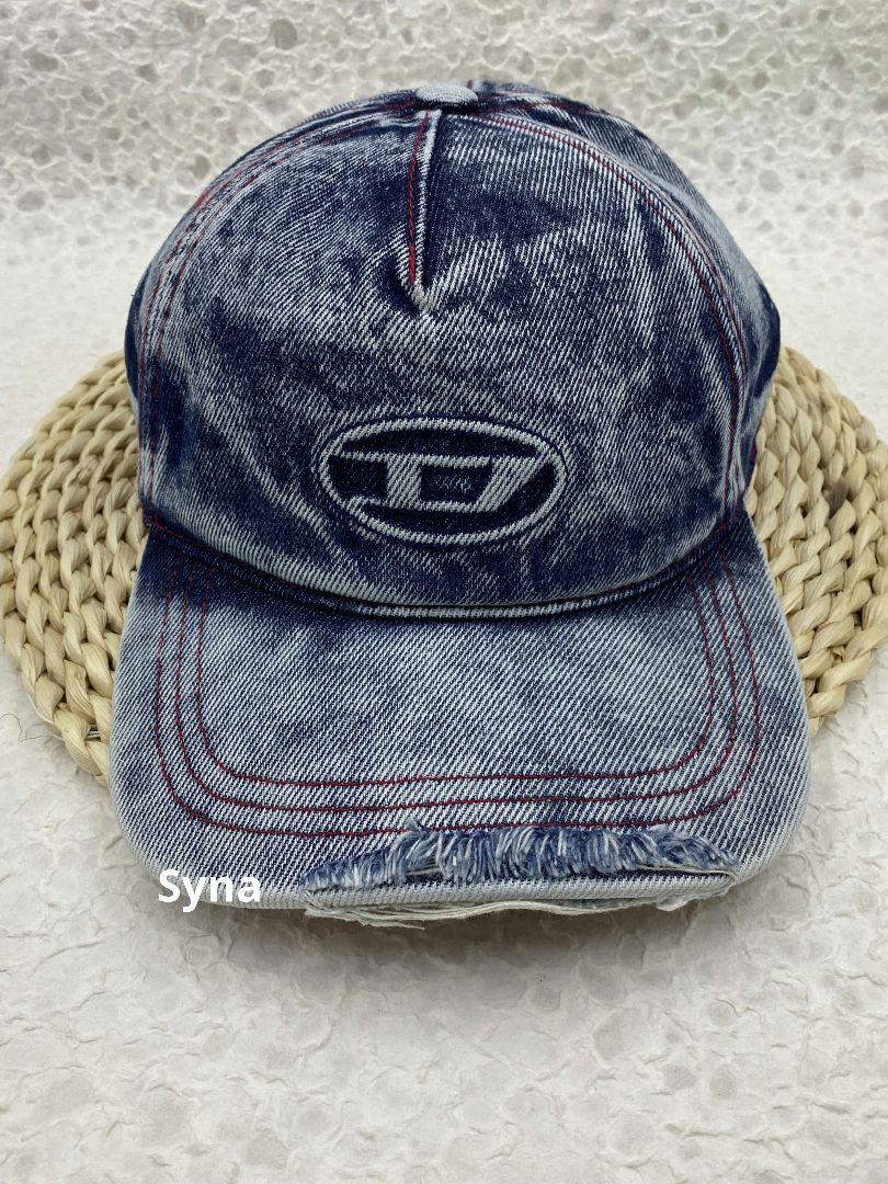DIESEL グレーデニム ベースボールキャップ - メルカリ