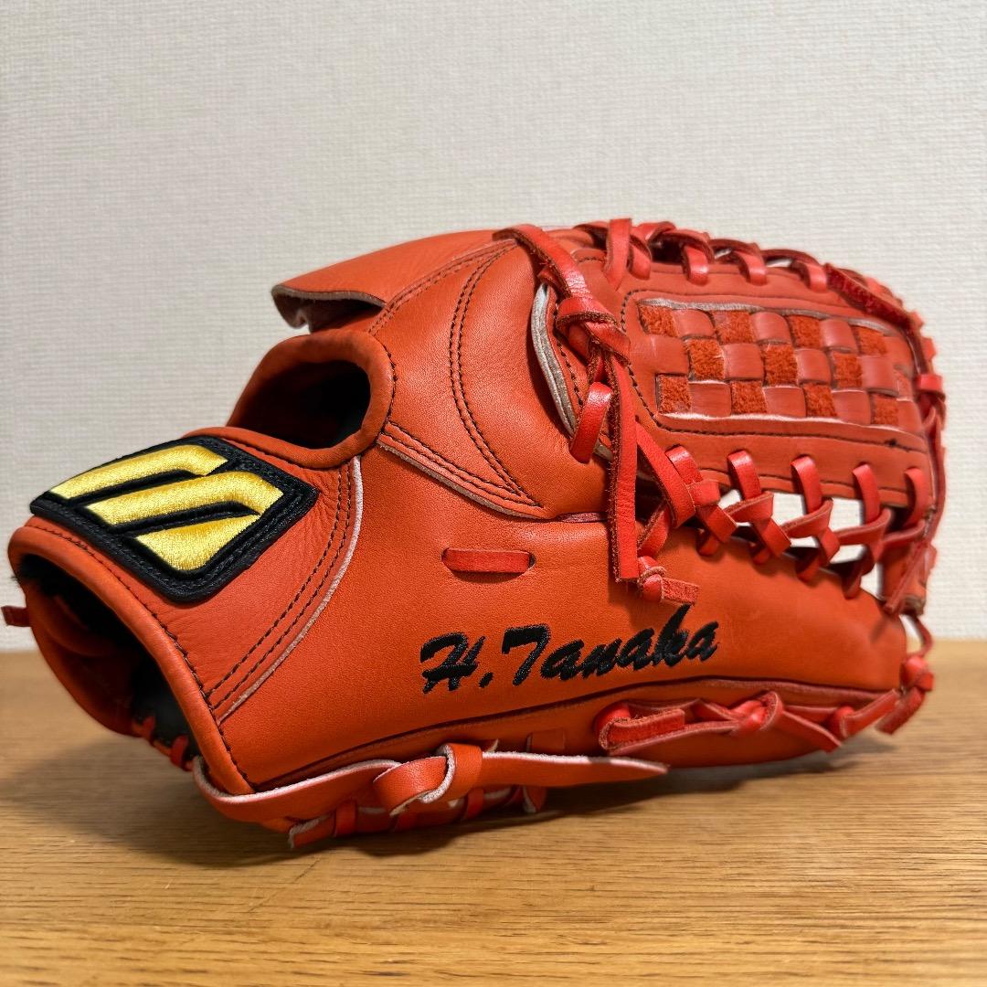 ミズノプロ　グローブ Mizuno Pro オレンジ サイン入り　V3 ミズノプロ グローブ Mizuno Pro オレンジ サイン入り V3 - グローブ